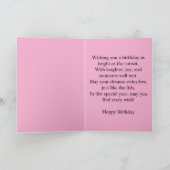 Catch a Bright New Year! Birthday カード (内部)