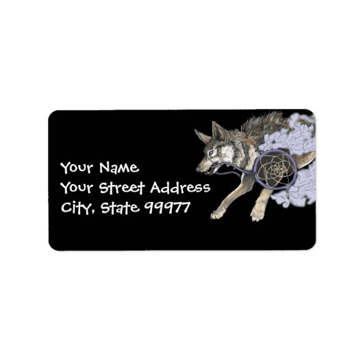 Catch a Dreamcatcher Wolf～アドレスラベル ラベル (正面)