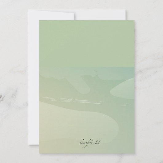 Catch a Wave招待状 招待状 (裏面)