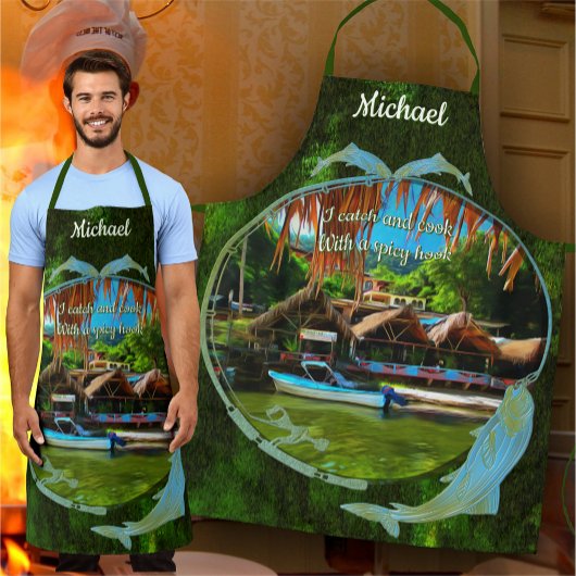 Catch and Cook Spicy Hook 0331 エプロン