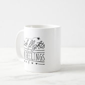 Catch Flight Not感覚 コーヒーマグカップ (正面左)