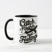 Catch Flight Not感覚 マグカップ (左)