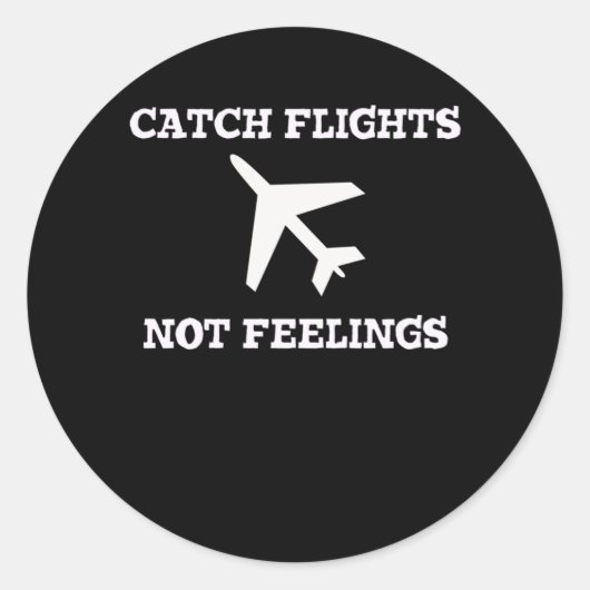 Catch Flight Not感覚 ラウンドシール (正面)