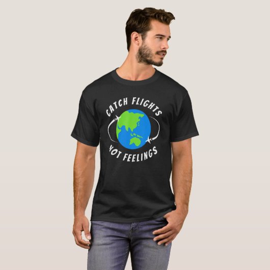 Catch Flight Not感覚 Tシャツ (正面フル)