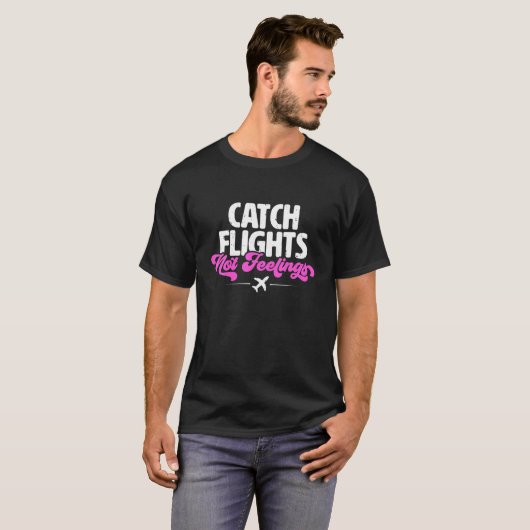 Catch Flight Not感覚 Tシャツ (正面フル)