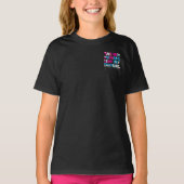 Catch Flights Not Feelings 虹のグラフィティ名言 Tシャツ (正面)