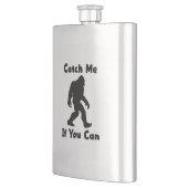 Catch Me If You Can Bigfoot Cryptid Funny フラスク (左)