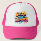 Catch Me In Summer Bubble Graffiti Hat キャップ (正面)
