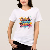 Catch Me In Summer Graffiti Bubble T-Shirt トライブレンドＴシャツ (正面)