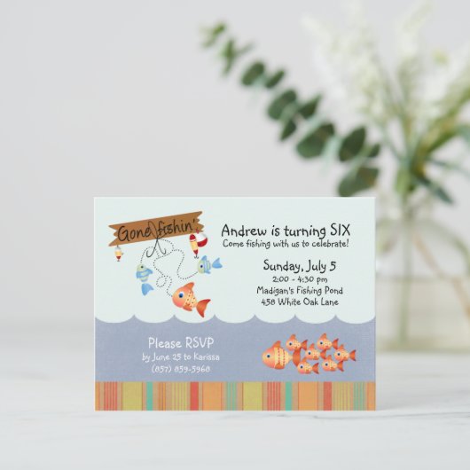 Catch of the Dayはがき インビテーションポストカード (スタンド正面)