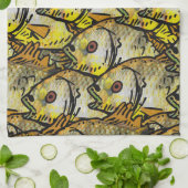 Catch of the Day (St. Andrew) キッチンタオル (折り畳み)