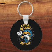 Catch+Releaseで楽しい釣り キーホルダー (正面)