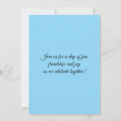 Catch the Date 招待状 (裏面)