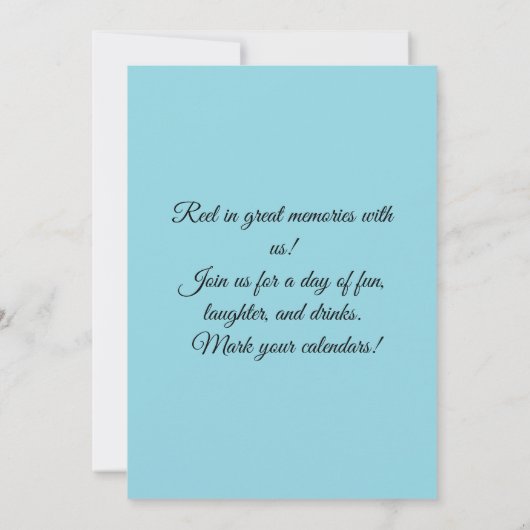 Catch the Fun, Save the Date! 招待状 (裏面)