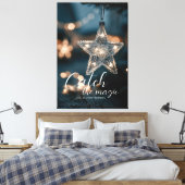 Catch The Magic Star クリスマス キャンバスプリント (インサイチュ (寝室))