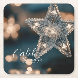 Catch The Magic Star クリスマス スクエアペーパーコースター