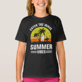 Catch The Wave Summer Vibes-64193 Tシャツ (正面)