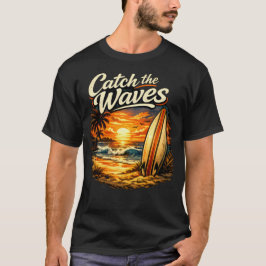 Catch the Waves Sunset Surf Tee Tシャツ