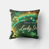 Catch Your Lucky Star Celestial Green Gold クッション (裏面)