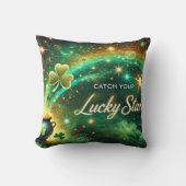 Catch Your Lucky Star Celestial Green Gold クッション (正面)