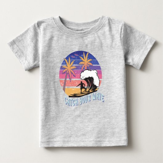 Catch Your Wave.2 ベビーTシャツ (正面)