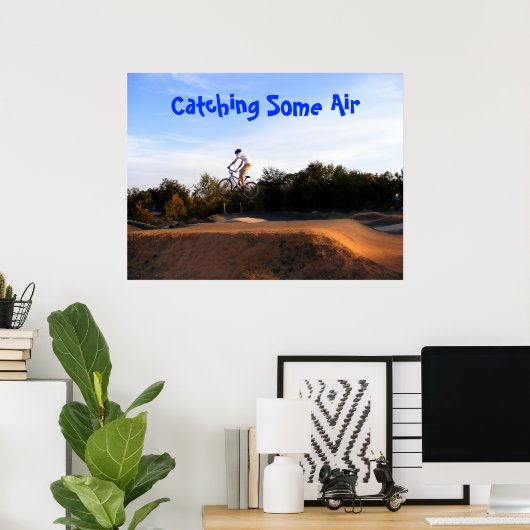 Catching Some Air Poster ポスター (ホームオフィス)