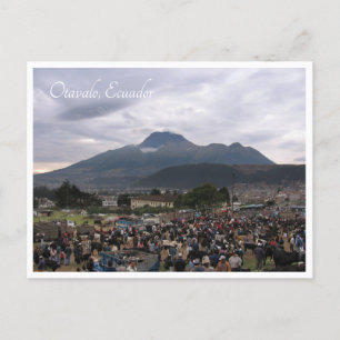 Catchl Market Otavalo,エクアドル,はがき ポストカード