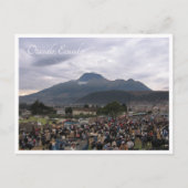 Catchl Market Otavalo,エクアドル,はがき ポストカード (正面)