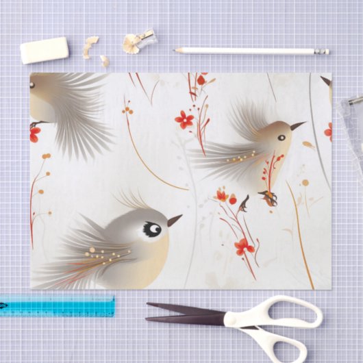 Catchy Bird | Tissue 薄葉紙 (クラフト)