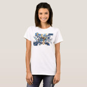 Catchy Blue THE FUTURE IS NOW プリント Tシャツ (正面フル)