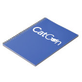 CatConの螺線形ノート ノートブック (左側)