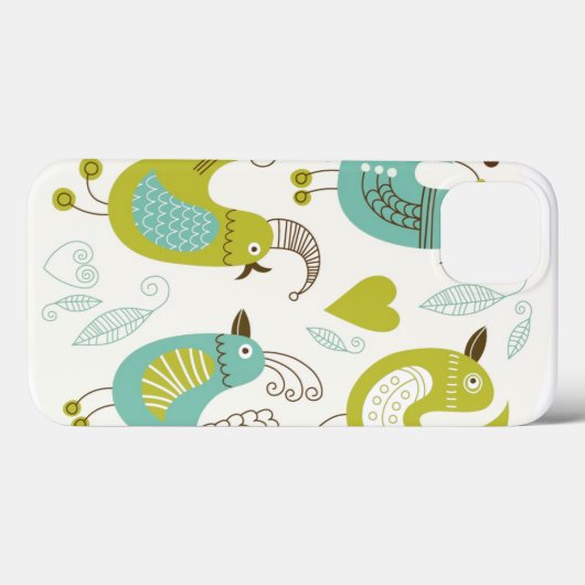 cateの漫画の鳥 Case-Mate iPhoneケース (裏面 (横))