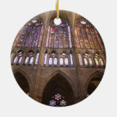 Catedral de Leon, interior stained glass windows セラミックオーナメント (裏面)