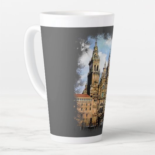 Catedral de Santiago de Compostela カフェラテマグ (左アングル)