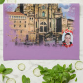 Catedral de Santiago de Compostela キッチンタオル (折り畳み)