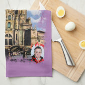 Catedral de Santiago de Compostela キッチンタオル (四つ折り)