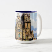 Catedral de Santiago de Compostela ツートーンマグカップ (正面右)