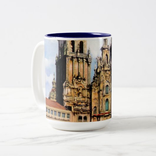 Catedral de Santiago de Compostela ツートーンマグカップ (正面左)