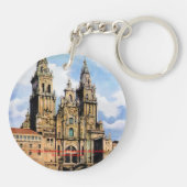 Catedral de Santiago de Compostela (A Coruña) キーホルダー (裏面)