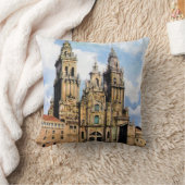 Catedral de Santiago de Compostela (A Coruña) クッション (ブランケット)