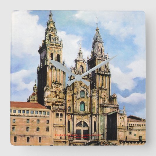 Catedral de Santiago de Compostela (A Coruña) スクエア壁時計 (正面)
