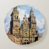 Catedral de Santiago de Compostela (A Coruña) ラウンドクッション (裏面)