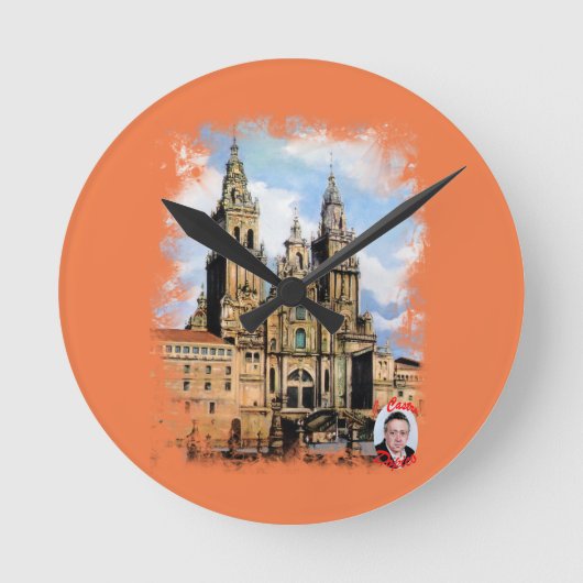 Catedral de Santiago de Compostela (A Coruña) ラウンド壁時計 (正面)