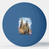 Catedral de Santiago de Compostela (A Coruña) 卓球ボール (裏面)