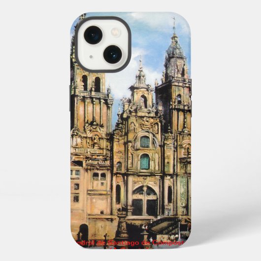 Catedral de Santiago de Compostela (A Coruña) iPhoneケース (裏面)