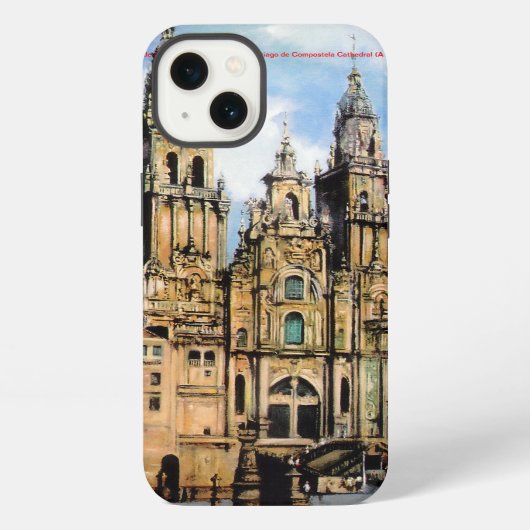 Catedral de Santiago de Compostela (A Coruña) iPhoneケース (裏面)