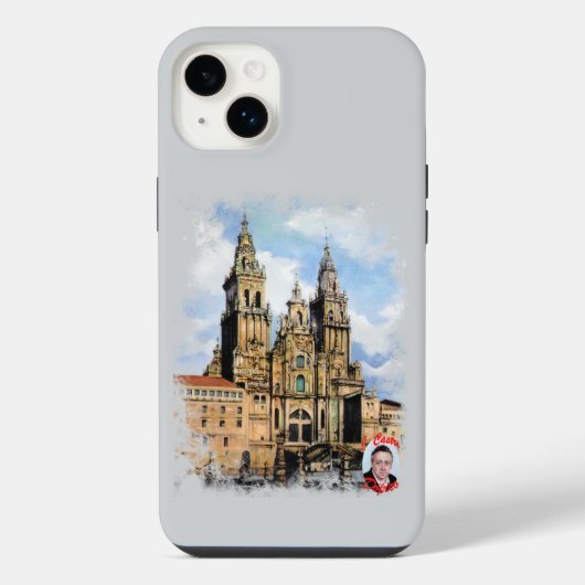Catedral de Santiago de Compostela iPhoneケース (裏面)