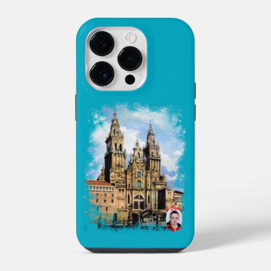 Catedral de Santiago de Compostela iPhoneケース (裏面)