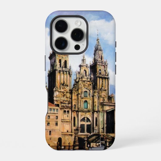 Catedral de Santiago de Compostela iPhoneケース (裏面)