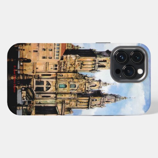 Catedral de Santiago de Compostela iPhoneケース (裏面横)